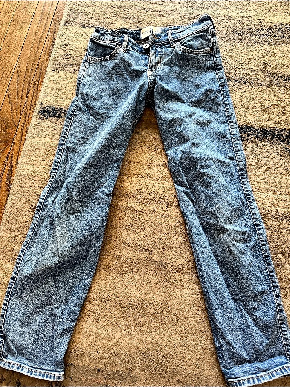 Abercrombie Kids mid rise boyfriend Blue Girls 11/12